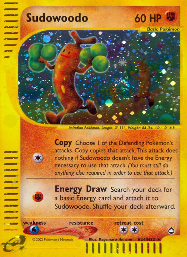 Pokemon | Sudowoodo (H24/H32) [Aquapolis] | The Nerd Merchant