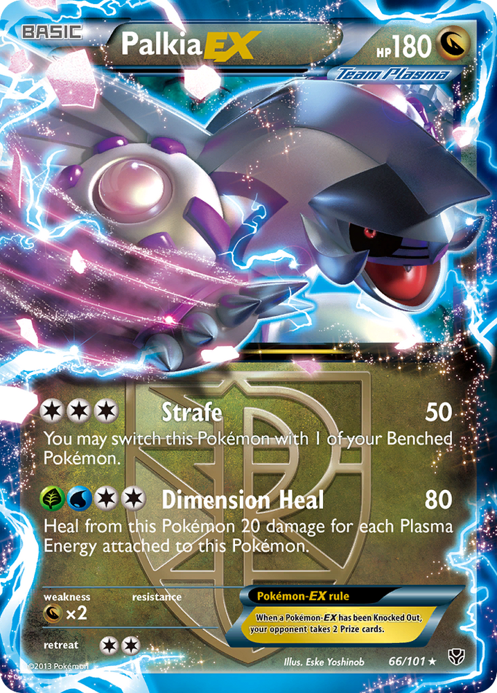 Pokemon | Palkia EX (66/101) [Black & White: Plasma Blast] | The Nerd Merchant