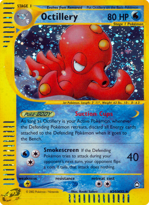 Pokemon | Octillery (H20/H32) [Aquapolis] | The Nerd Merchant