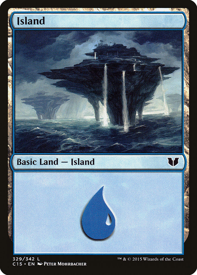 Magic | Island (329) [Commander 2015] | The Nerd Merchant