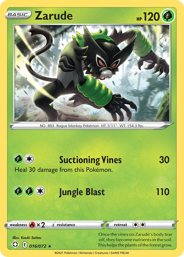 pokemon zarude card AR 090/081 Abyss Eye M5 (1.NM) JariseStore shuffle your deck Every Zarude Pokemon Card #Zarude