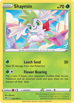 Pokemon | Shaymin (015/185) [Sword & Shield: Vivid Voltage] | The Nerd Merchant