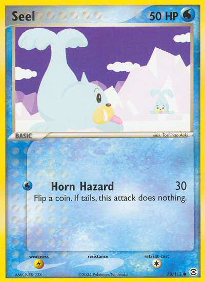 Pokemon | Seel (78/112) [EX: FireRed & LeafGreen] | The Nerd Merchant