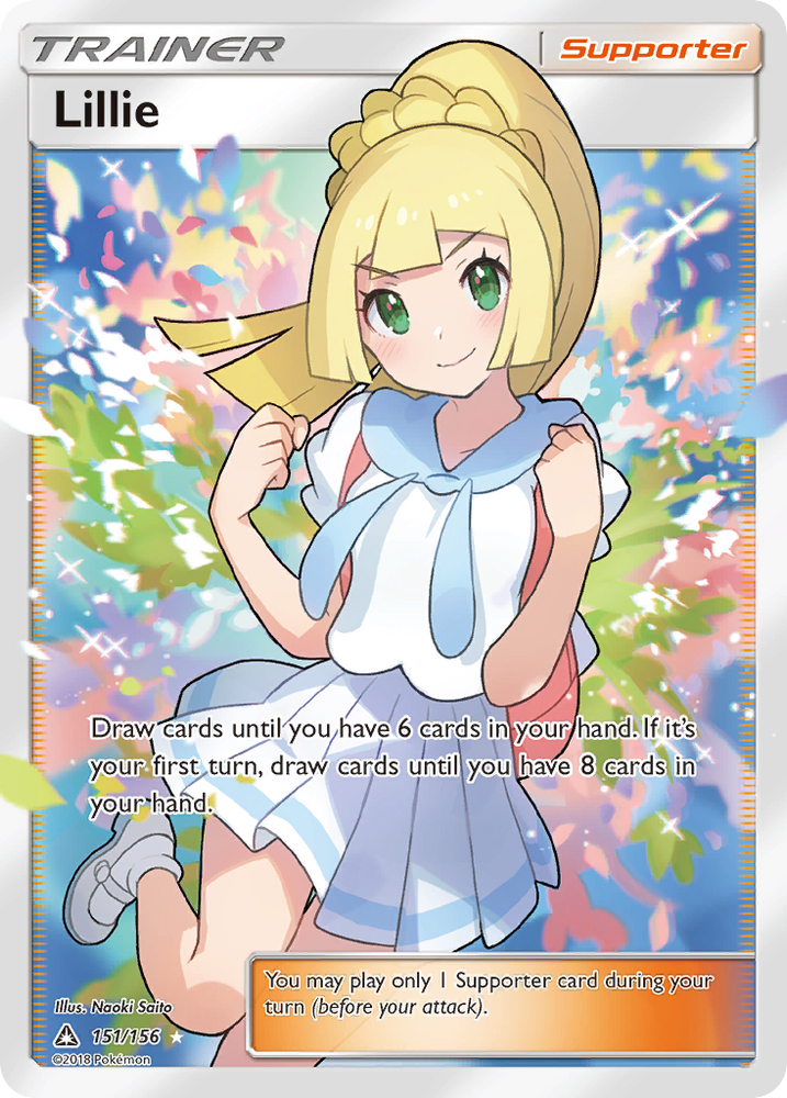 Pokemon | Lillie (151/156) [Sun & Moon: Ultra Prism] | The Nerd Merchant