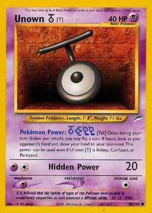 Pokemon | Unown [T] (88/105) [Neo Destiny Unlimited] | The Nerd Merchant