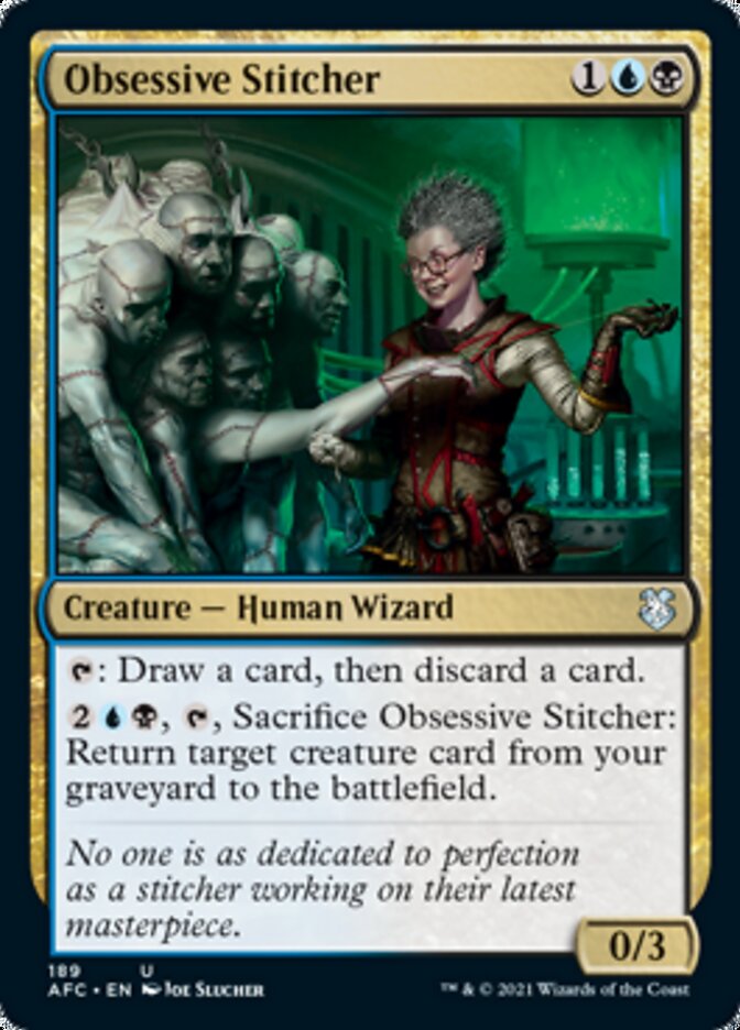 Magic | Obsessive Stitcher [Dungeons & Dragons: Adventures in the Forgotten Realms Commander] | The Nerd Merchant