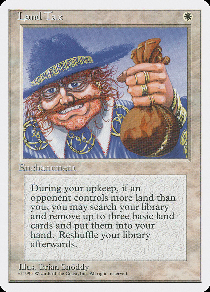 Magic | Land Tax [Fourth Edition] | The Nerd Merchant