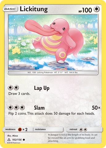 Pokemon | Lickitung (102/156) [Sun & Moon: Ultra Prism] | The Nerd Merchant