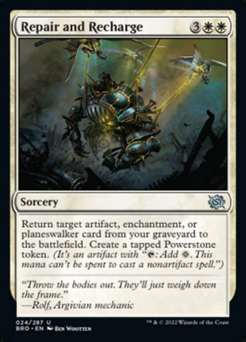 Magic | Repair and Recharge [The Brothers' War] | The Nerd Merchant