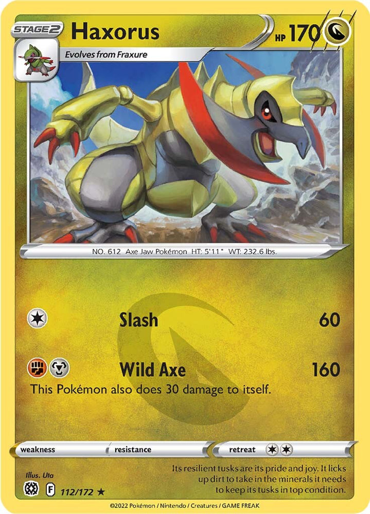 Pokemon | Haxorus (112/172) [Sword & Shield: Brilliant Stars] | The Nerd Merchant