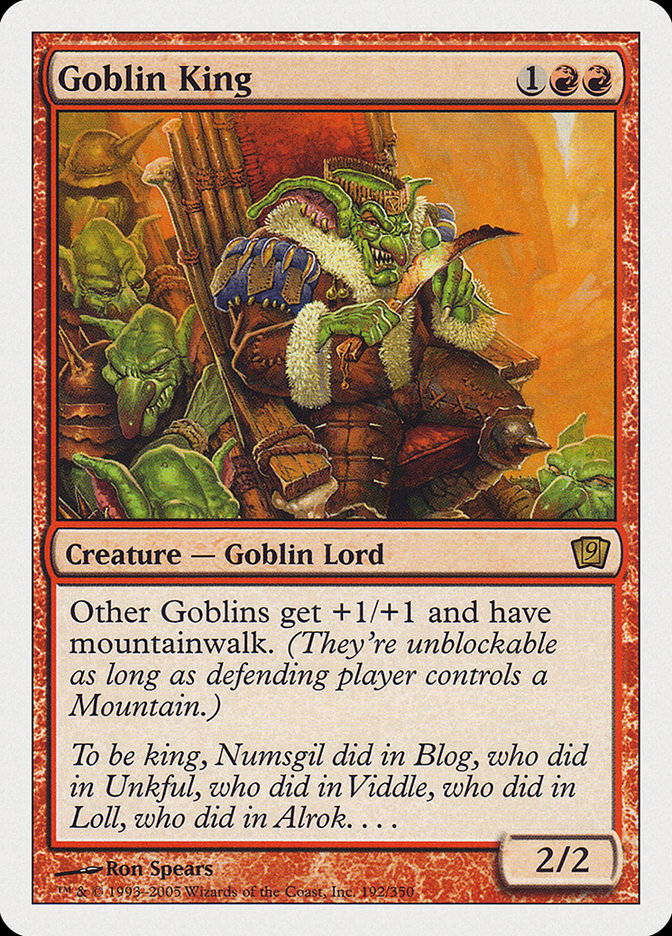 Magic | Goblin King [Ninth Edition] | The Nerd Merchant