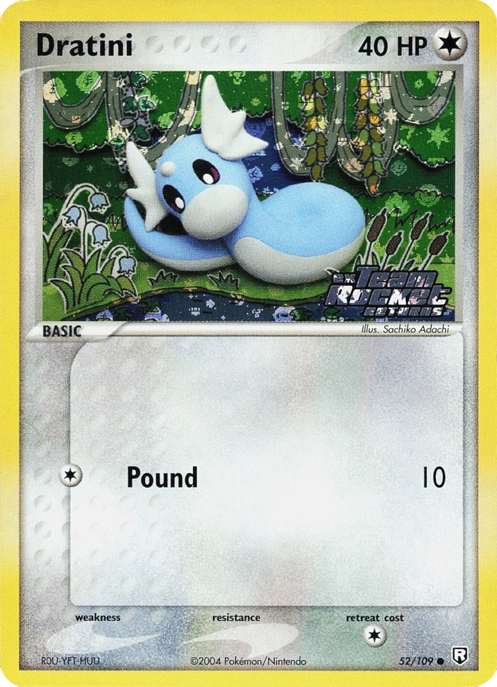Pokemon | Dratini (52/109) (Stamped) [EX: Team Rocket Returns] | The Nerd Merchant