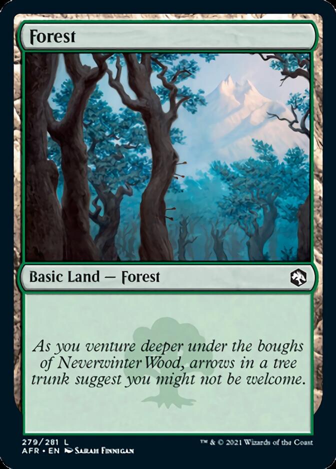 Magic | Forest (279) [Dungeons & Dragons: Adventures in the Forgotten Realms] | The Nerd Merchant