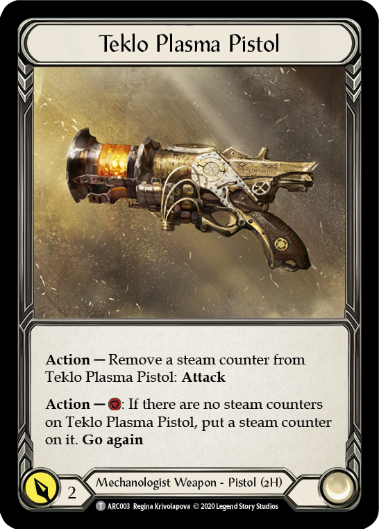 Kano // Teklo Plasma Pistol [U-ARC114 // U-ARC003] (Arcane Rising Unlimited)  Unlimited Normal