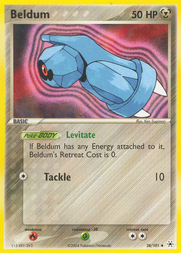Pokemon | Beldum (28/101) [EX: Hidden Legends] | The Nerd Merchant