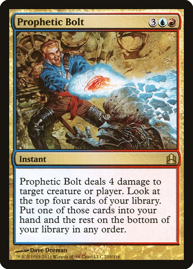 Magic | Prophetic Bolt [Commander 2011] | The Nerd Merchant