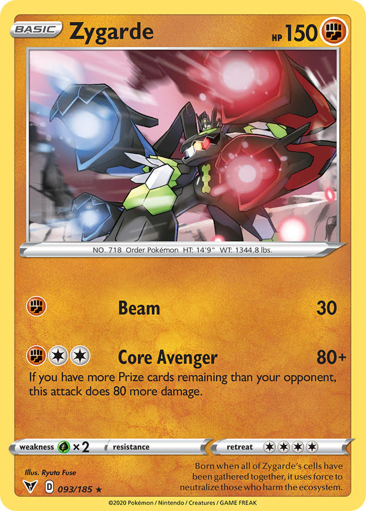 Pokemon | Zygarde (093/185) [Sword & Shield: Vivid Voltage] | The Nerd Merchant