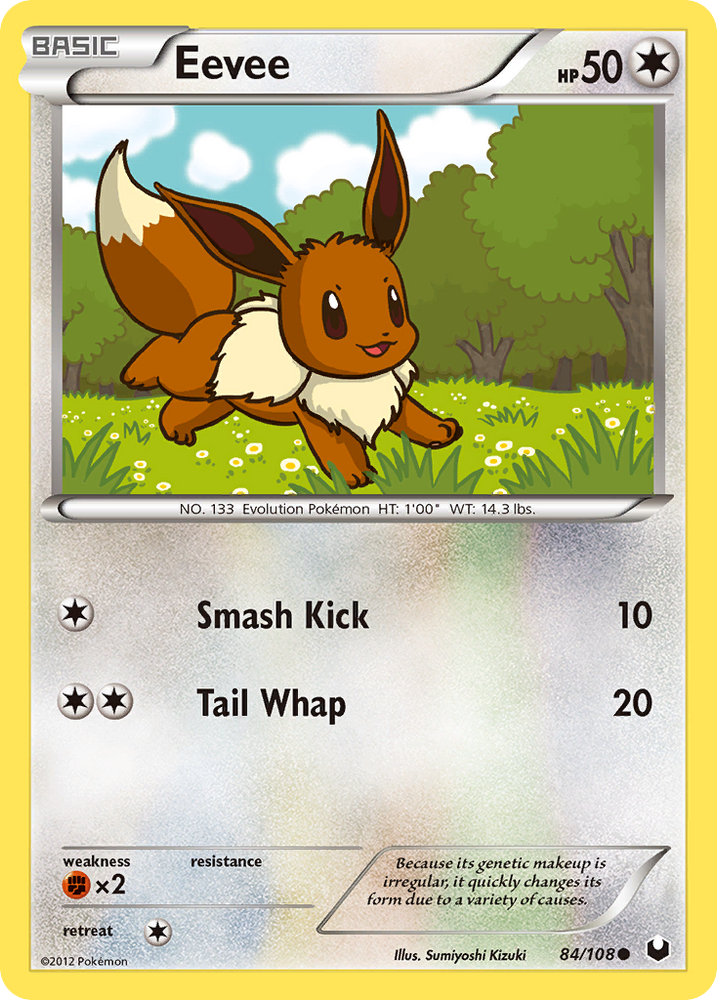 Pokemon | Eevee (84/108) [Black & White: Dark Explorers] | The Nerd Merchant