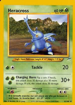 Pokemon | Heracross (41/105) [Neo Destiny Unlimited] | The Nerd Merchant