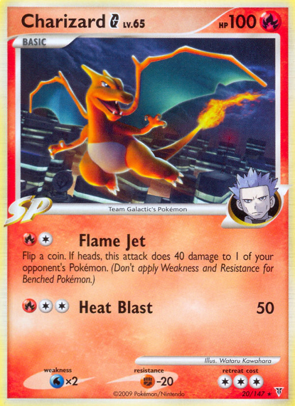 Pokemon | Charizard G (20/147) [Platinum: Supreme Victors] | The Nerd Merchant