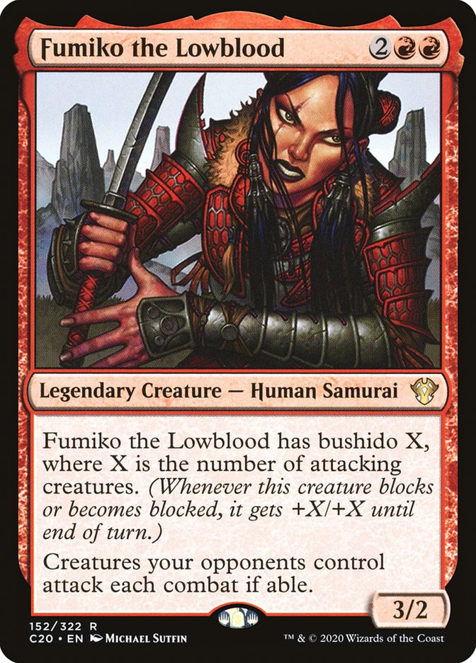 Magic | Fumiko the Lowblood [Commander 2020] | The Nerd Merchant