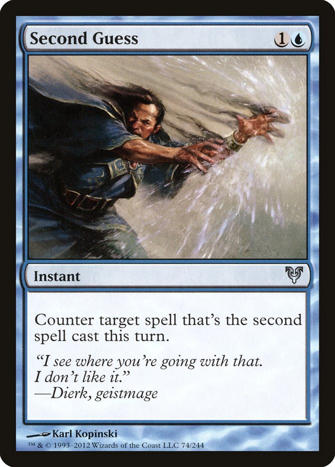 Magic | Second Guess [Avacyn Restored] | The Nerd Merchant
