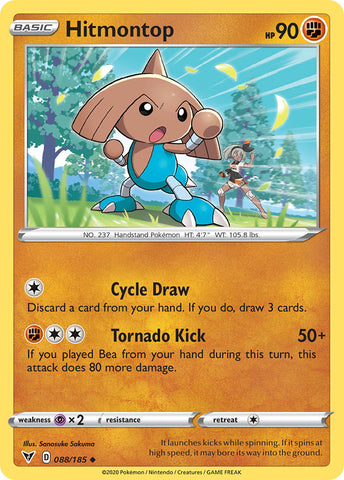 Pokemon | Hitmontop (088/185) [Sword & Shield: Vivid Voltage] | The Nerd Merchant