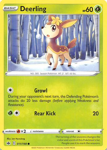 Pokemon | Deerling (011/198) [Sword & Shield: Chilling Reign] | The Nerd Merchant