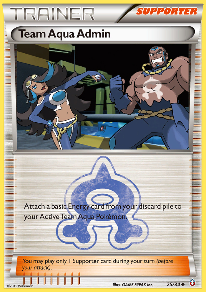 Pokemon | Team Aqua Admin (25/34) [XY: Double Crisis] | The Nerd Merchant