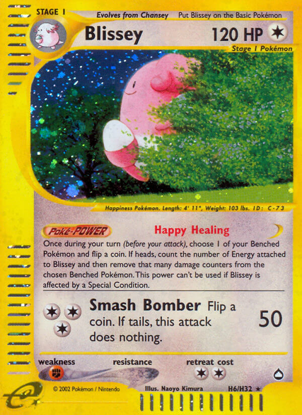 Pokemon | Blissey (H6/H32) [Aquapolis] | The Nerd Merchant