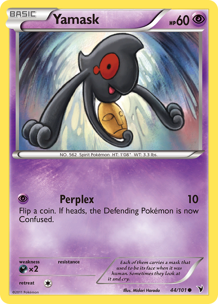Pokemon | Yamask (44/101) [Black & White: Noble Victories] | The Nerd Merchant