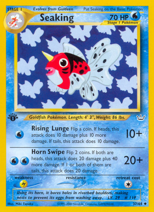 Pokemon | Seaking (37/64) [Neo Revelation 1st Edition] | The Nerd Merchant