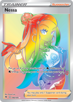 Pokemon | Nessa (196/185) [Sword & Shield: Vivid Voltage] | The Nerd Merchant