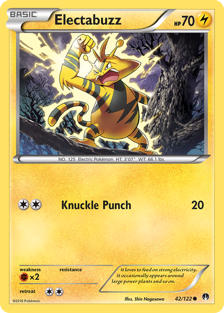 Pokemon | Electabuzz (42/122) [XY: BREAKpoint] | The Nerd Merchant