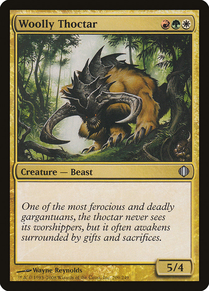 Magic | Woolly Thoctar [Shards of Alara] | The Nerd Merchant