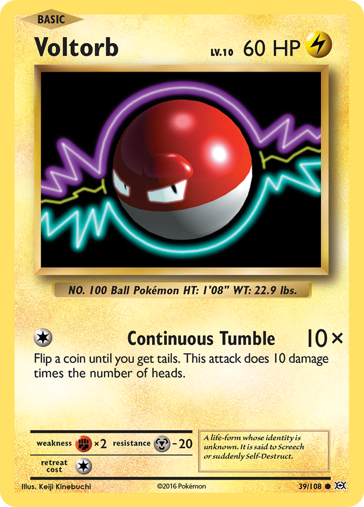Pokemon | Voltorb (39/108) [XY: Evolutions] | The Nerd Merchant