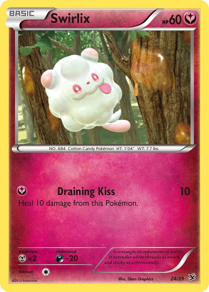Pokemon| Swirlix (24/39) [XY: Kalos Starter Set] | The Nerd Merchant