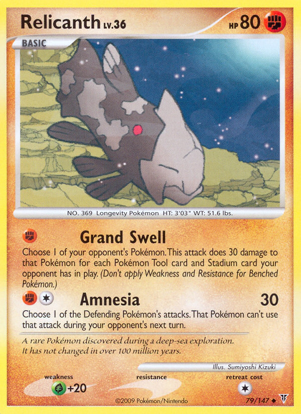 Pokemon | Relicanth (79/147) [Platinum: Supreme Victors] | The Nerd Merchant