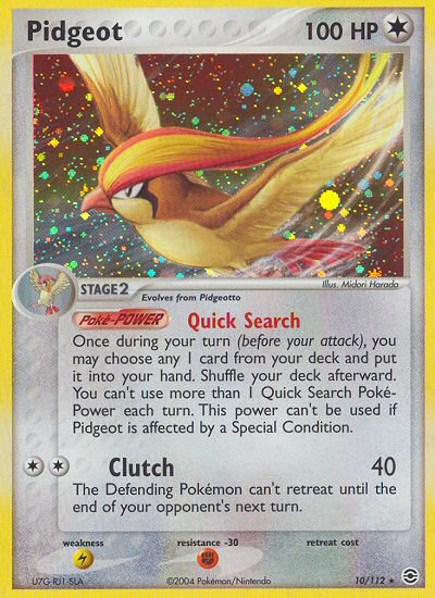 Pokemon | Pidgeot (10/112) [EX: FireRed & LeafGreen] | The Nerd Merchant