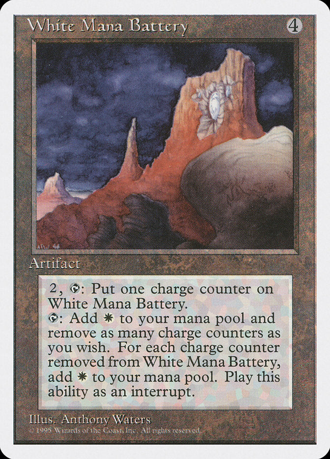 Magic | White Mana Battery [Fourth Edition] | The Nerd Merchant