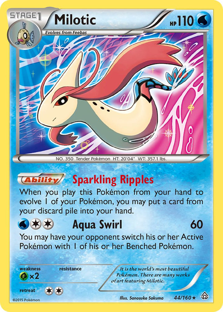 Pokemon | Milotic (44/160) (Theme Deck Exclusive) [XY: Primal Clash] | The Nerd Merchant