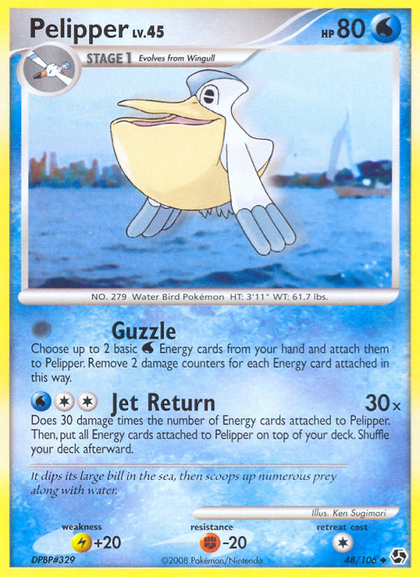 Pokemon | Pelipper (48/106) [Diamond & Pearl: Great Encounters] | The Nerd Merchant
