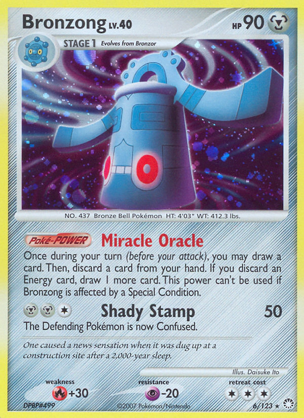 Pokemon | Bronzong (6/123) [Diamond & Pearl: Mysterious Treasures] | The Nerd Merchant