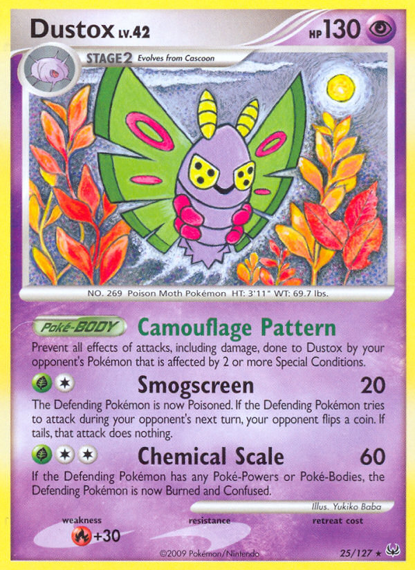 Pokemon | Dustox (25/127) [Platinum: Base Set] | The Nerd Merchant