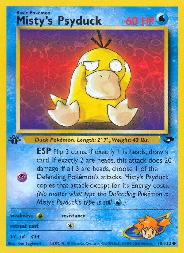 Pokemon | Misty's Psyduck (90/132) [Gym Challenge 1st Edition] | The Nerd Merchant