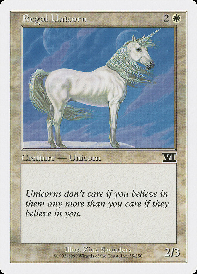 Magic | Regal Unicorn [Classic Sixth Edition] | The Nerd Merchant