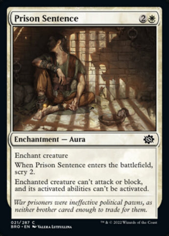 Magic | Prison Sentence [The Brothers' War] | The Nerd Merchant