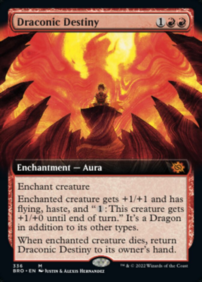 Magic | Draconic Destiny (Extended Art) [The Brothers' War] | The Nerd Merchant