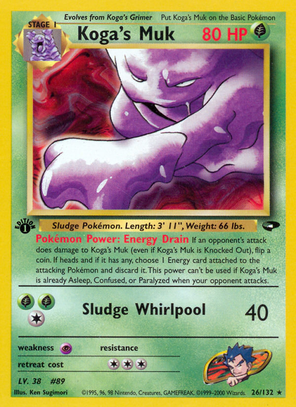 Pokemon | Koga's Muk (26/132) [Gym Challenge 1st Edition] | The Nerd Merchant
