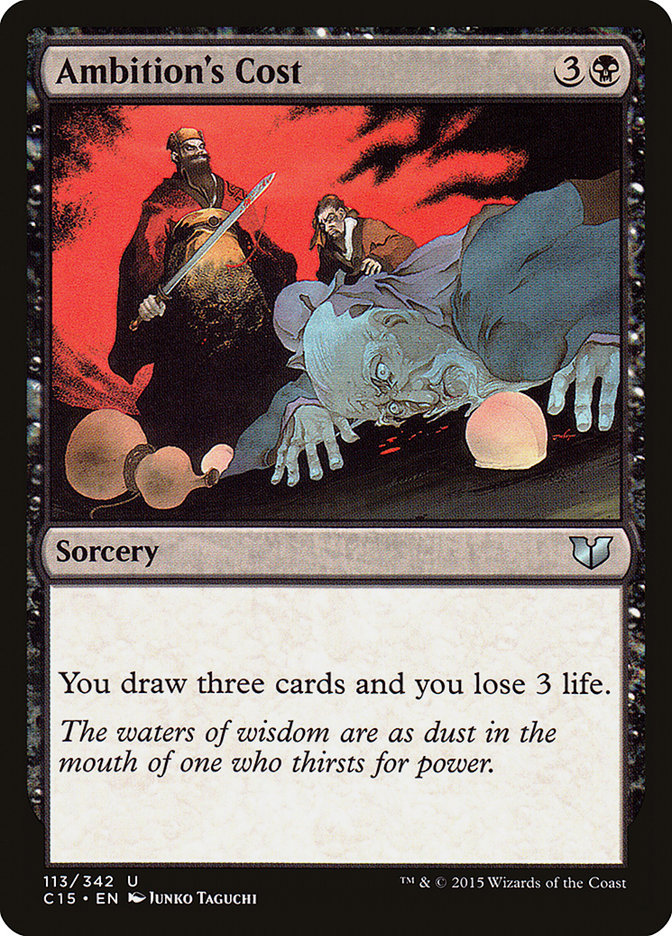 Magic | Ambition's Cost [Commander 2015] | The Nerd Merchant
